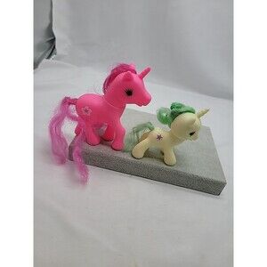 Gi-Go  Wonder Pony Land Unicorn 5" Pink And Off White Stars